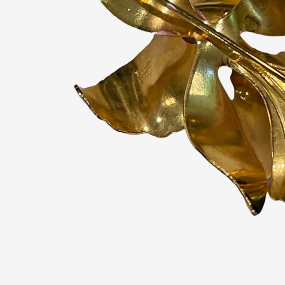 VINTAGE CERRITO ORCHID PIN. - Picture 10 of 12